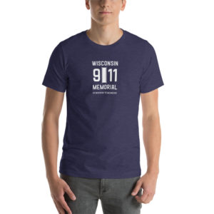 A t-shirt with the Wisconsin 9/11 Memorial logo