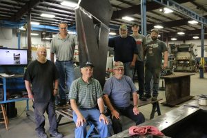 Fabrication team with Jerry Gosa