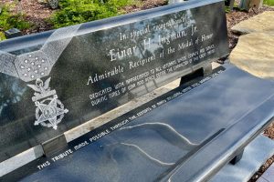 Bench commemorating Einar Ingman, Jr.